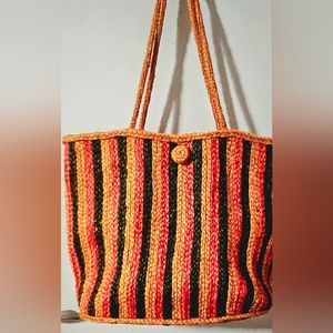 Amazing woven large tote bag
